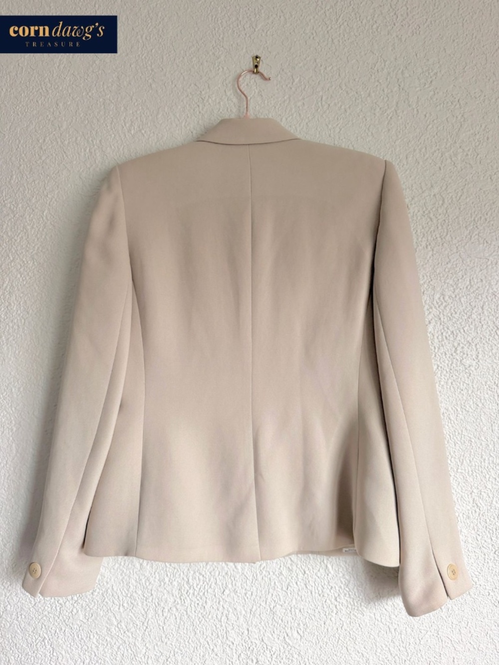Vintage Collectibles by Casual Corner Elegant Jacket Beige - Size 6 - Picture 7 of 13